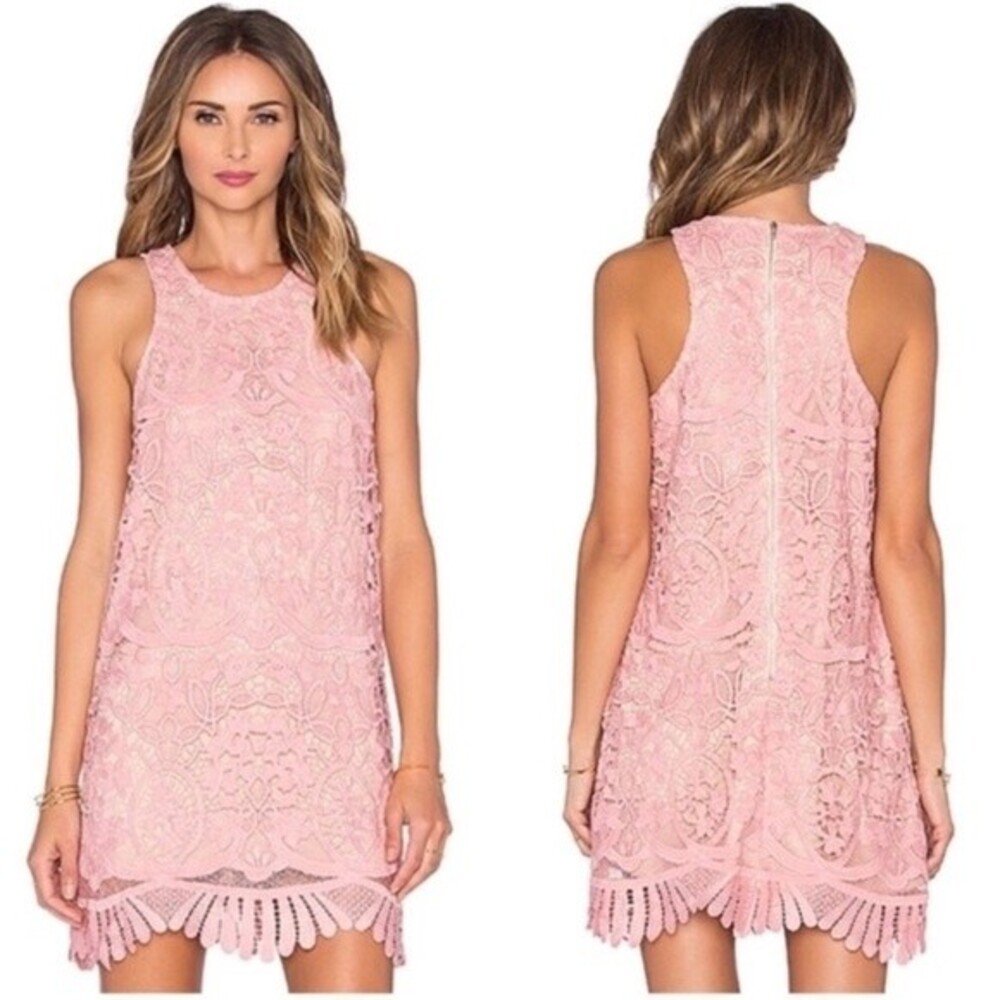 Lovers + Friends Caspian Shift Pink Dress S NWT